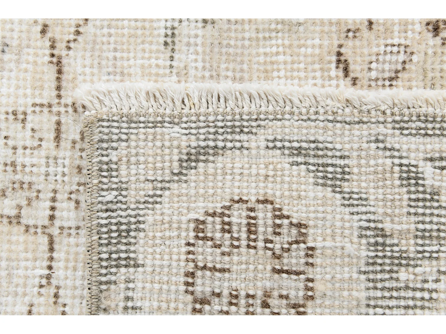 Tapis de laine 191x290 beige Ultra Vintage