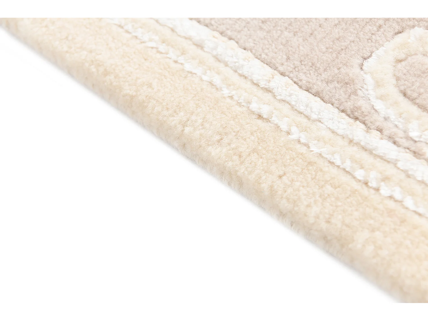 Tapis de laine 122x180 beige Darya