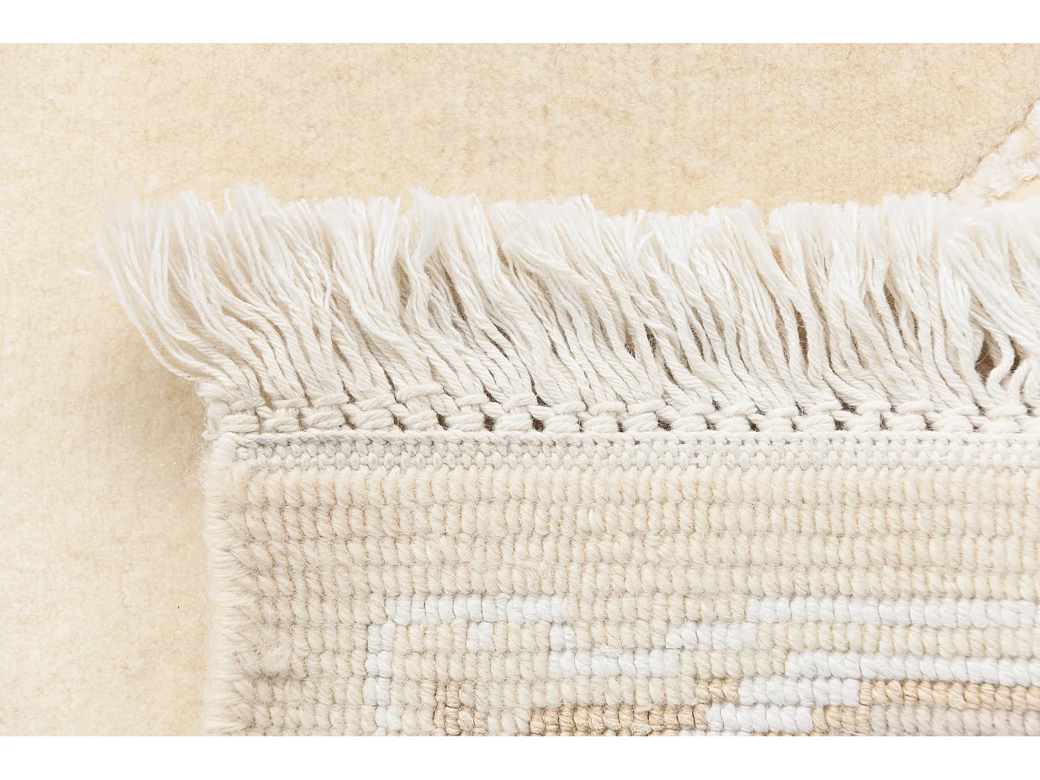 Tapis de laine 122x180 beige Darya