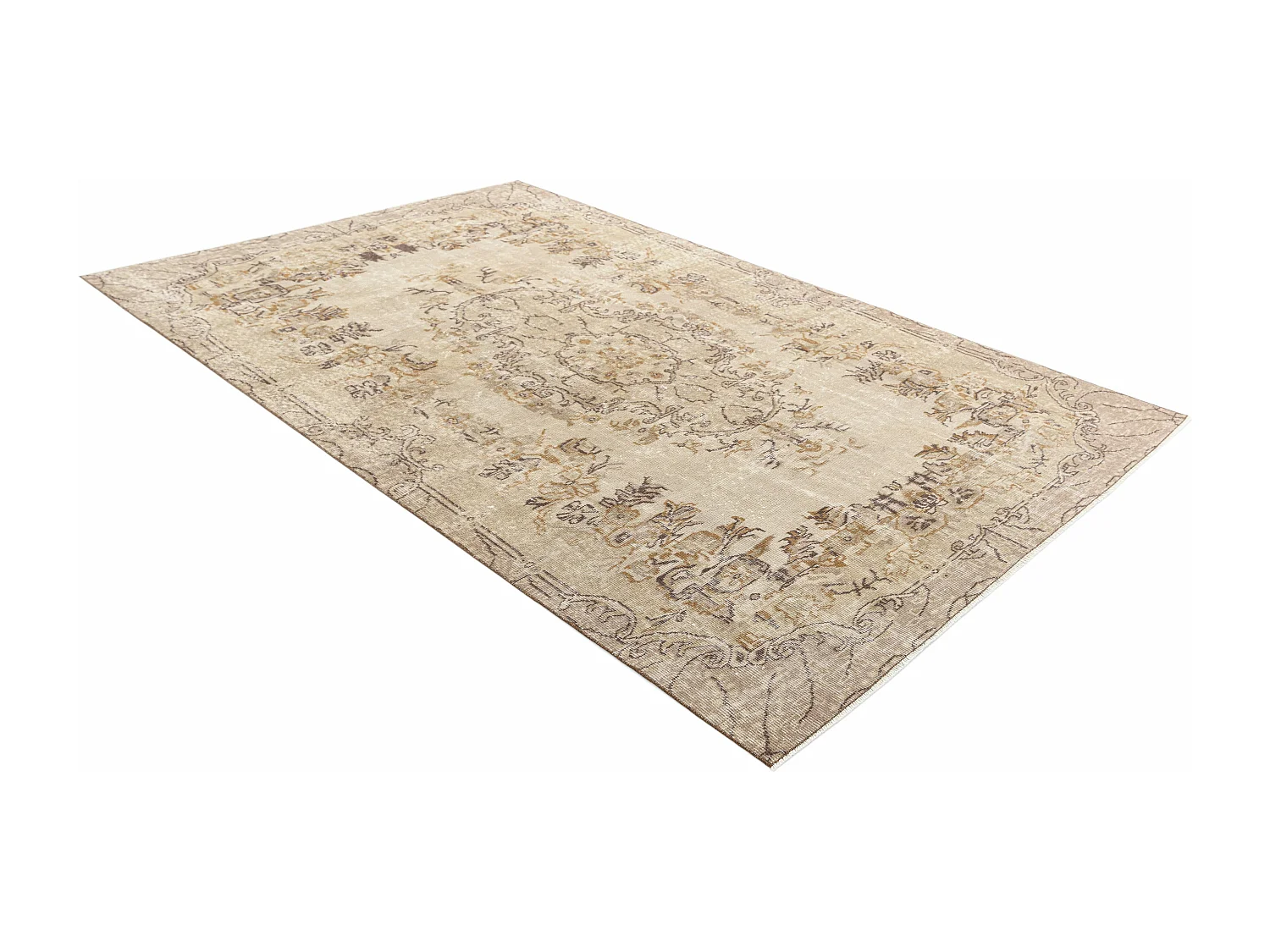 Tapis de laine 160x290 brun Ultra Vintage