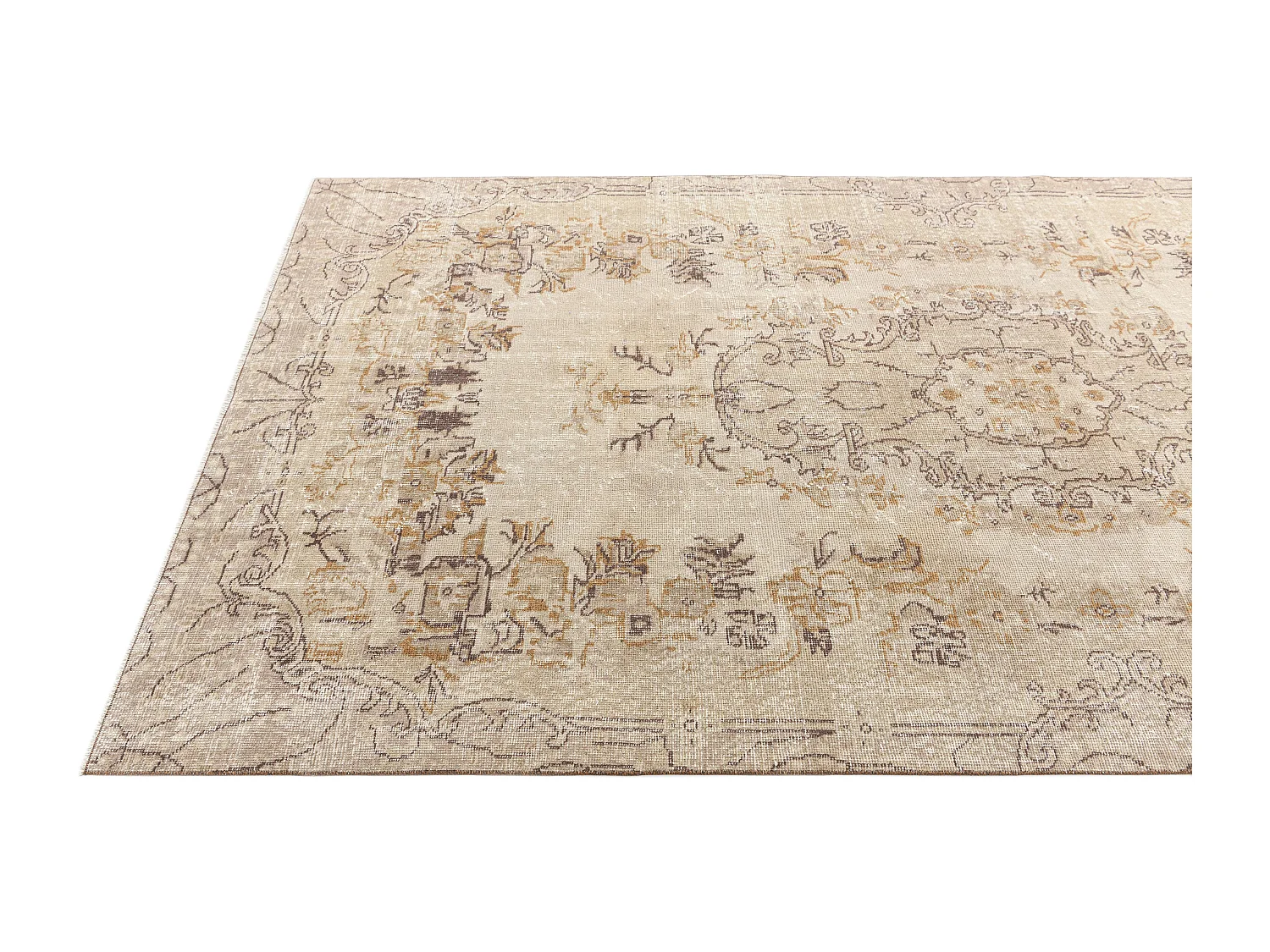 Tapis de laine 160x290 brun Ultra Vintage