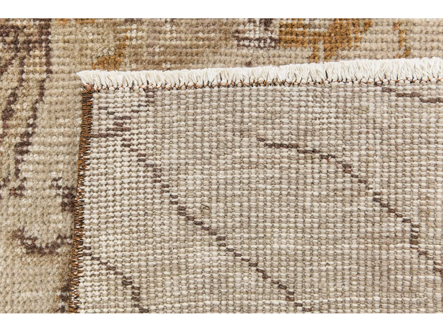 Tapis de laine 160x290 brun Ultra Vintage