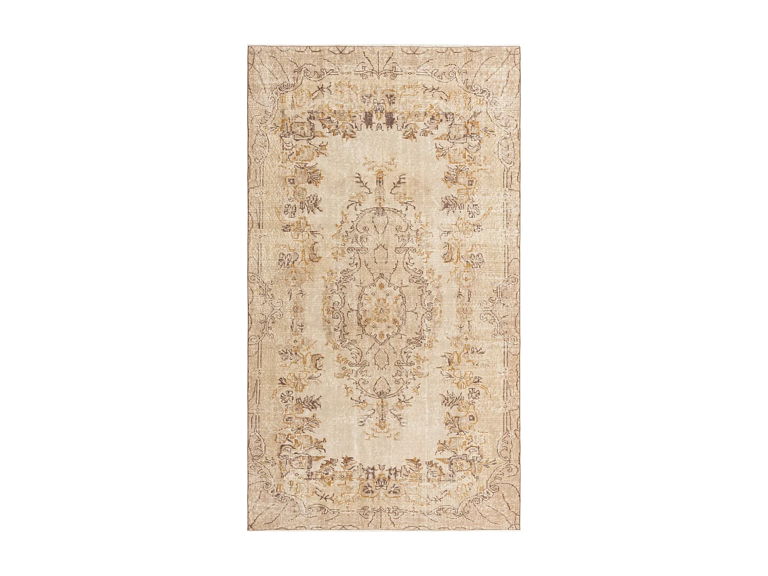 Tapis de laine 160x290 brun Ultra Vintage