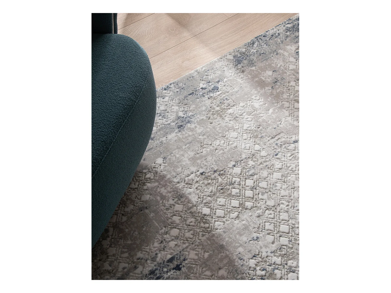 Tapis 185x275 Bleu Davos Magic