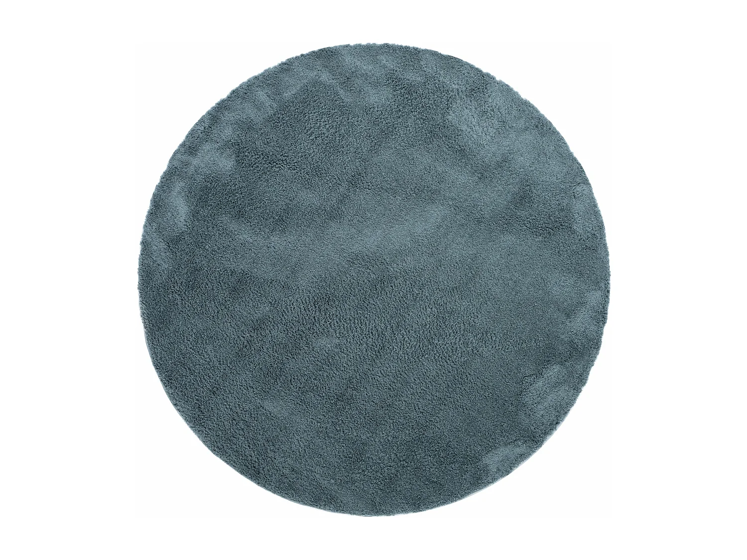 Hoogpolig tapijt 125x125 Blauw Luzern