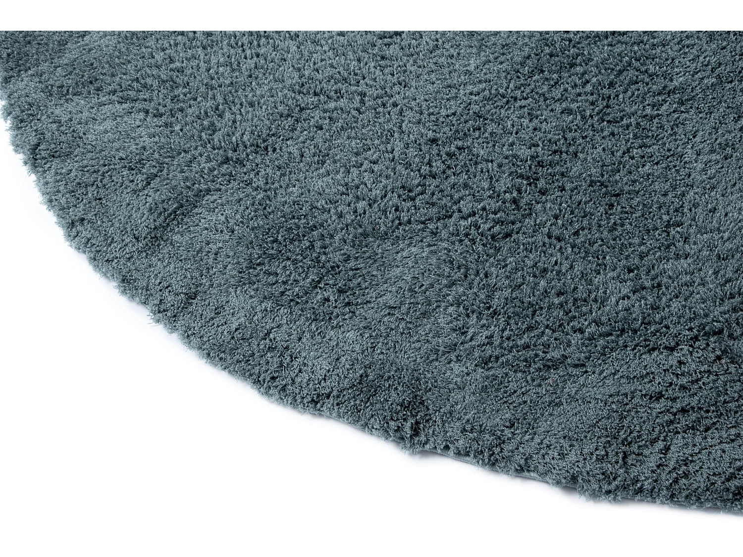 Hoogpolig tapijt 125x125 Blauw Luzern