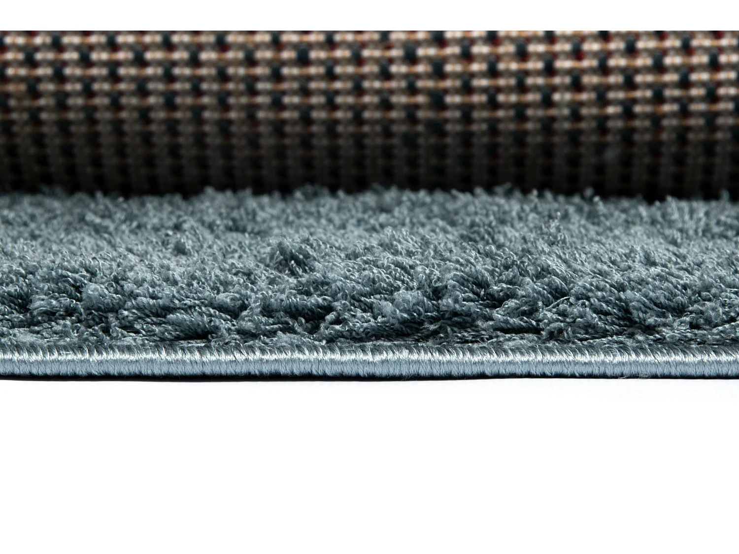 Hoogpolig tapijt 125x125 Blauw Luzern