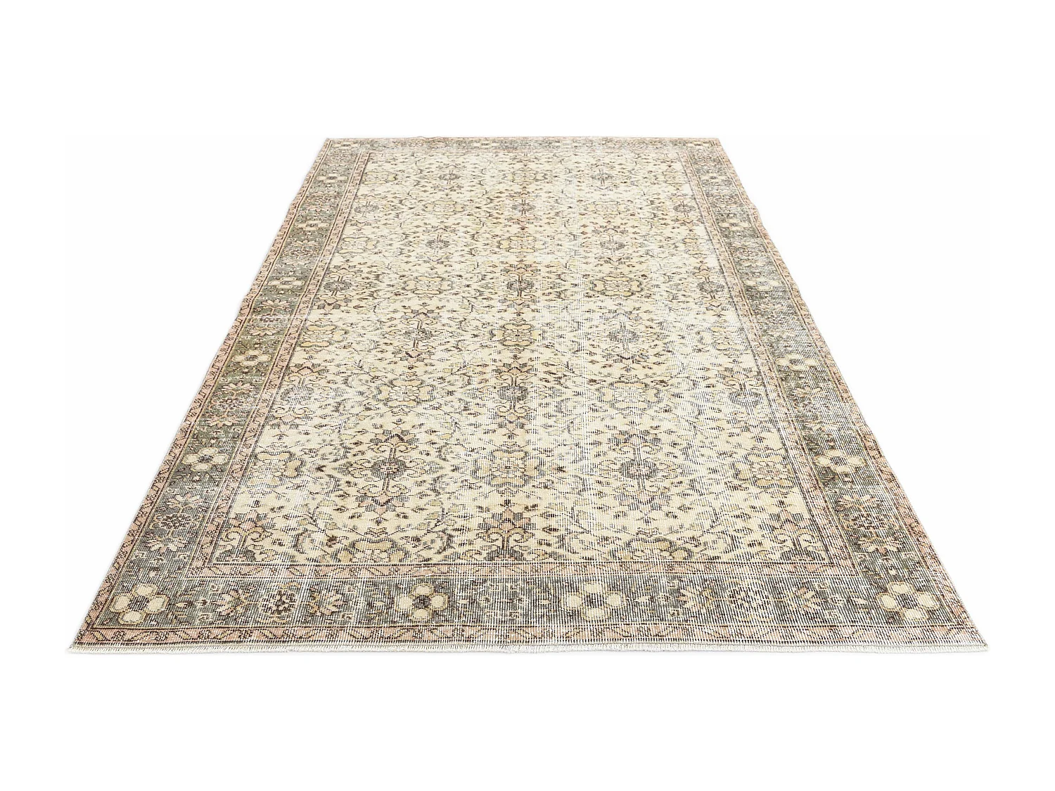 Tapis de laine 165x282 beige Ultra Vintage