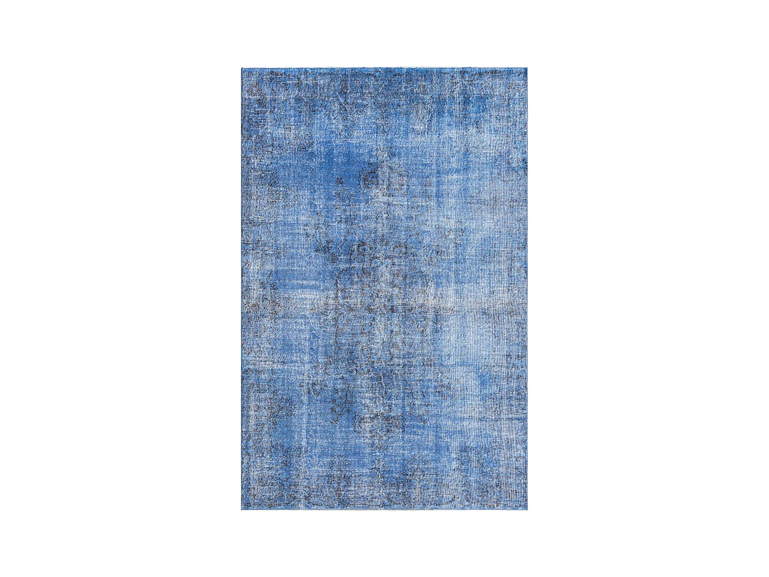 Tapis de laine 203x312 Bleu Ultra Vintage