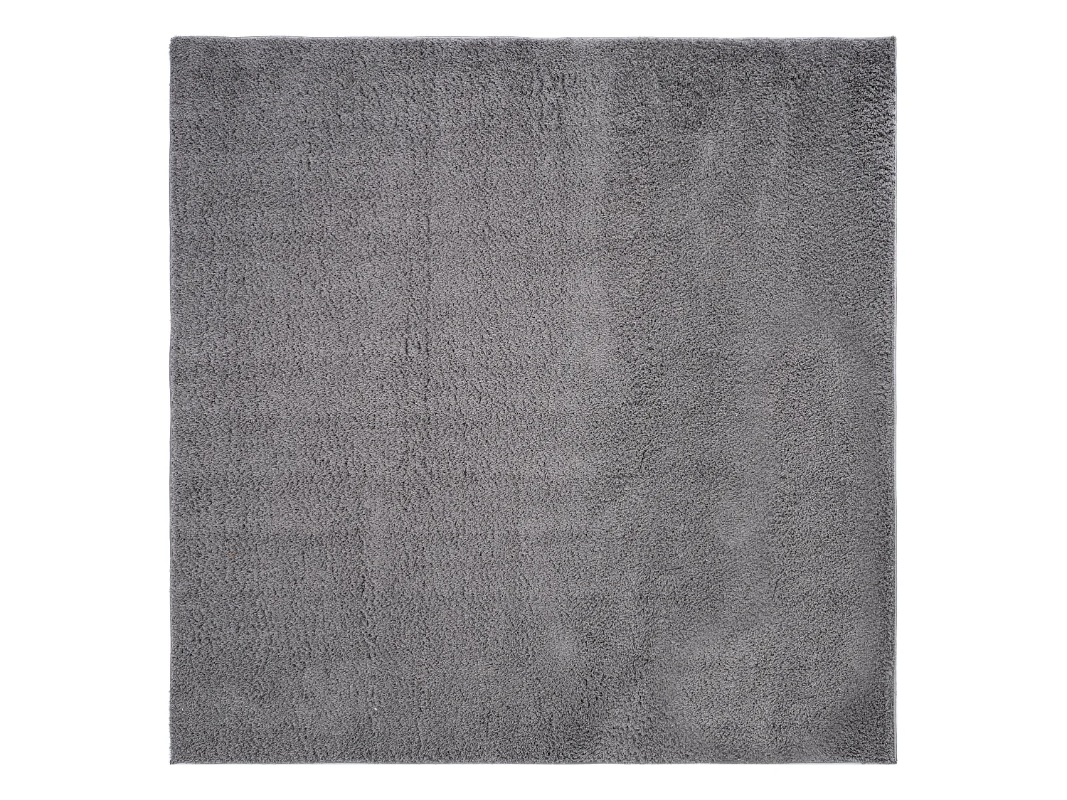Tapis shaggy 185x185 gris Luzern