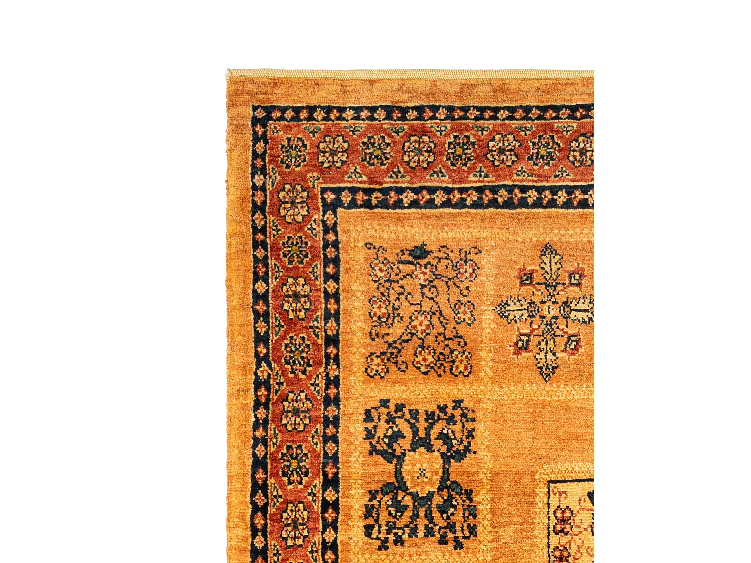 Woltapijt 151x110 Oranje Kashkuli