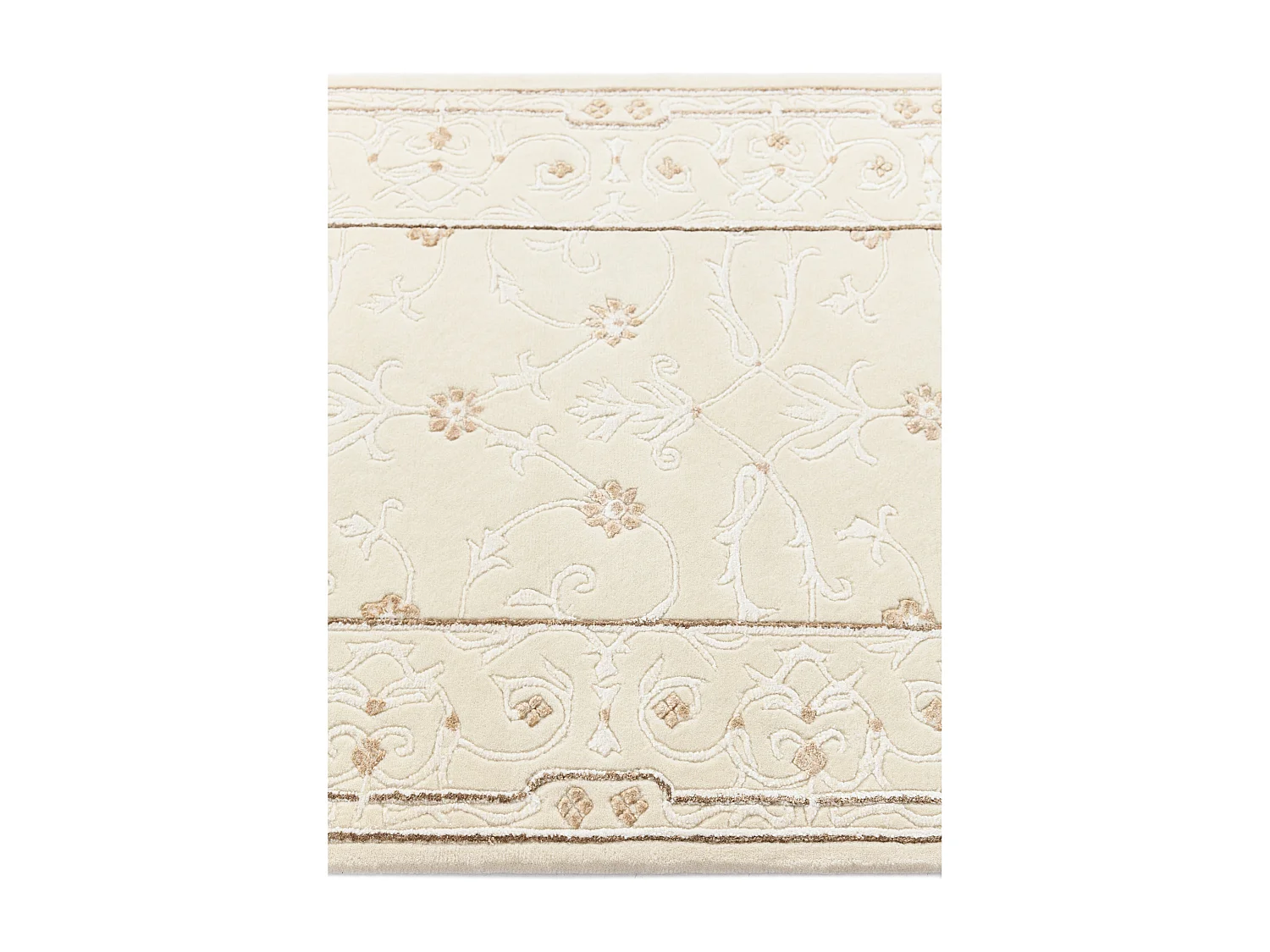 Tappeto per corridoio in lana 84x394 beige Darya