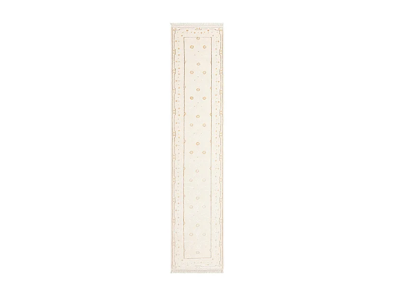 Tapis de couloir en laine 84x394 beige Darya