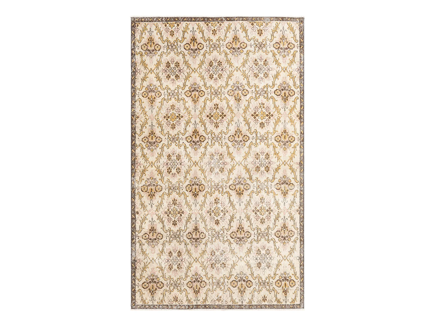 Tapis de laine 155x259 brun Ultra Vintage