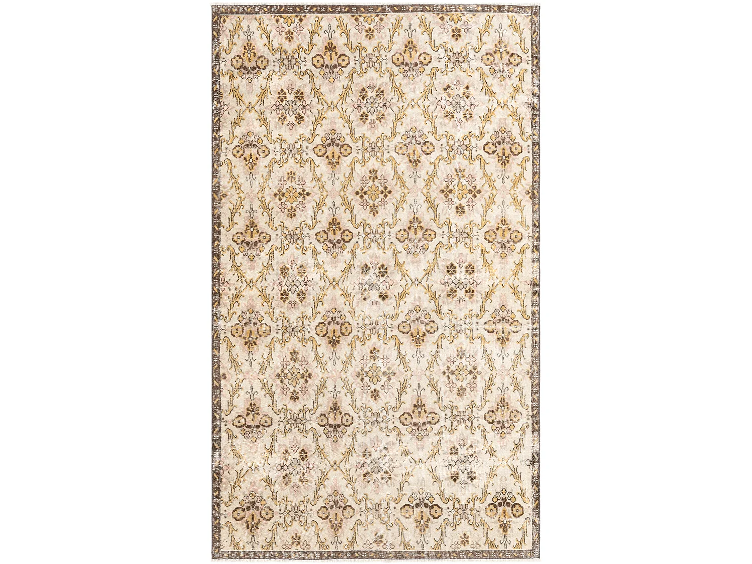 Tapis de laine 155x259 brun Ultra Vintage