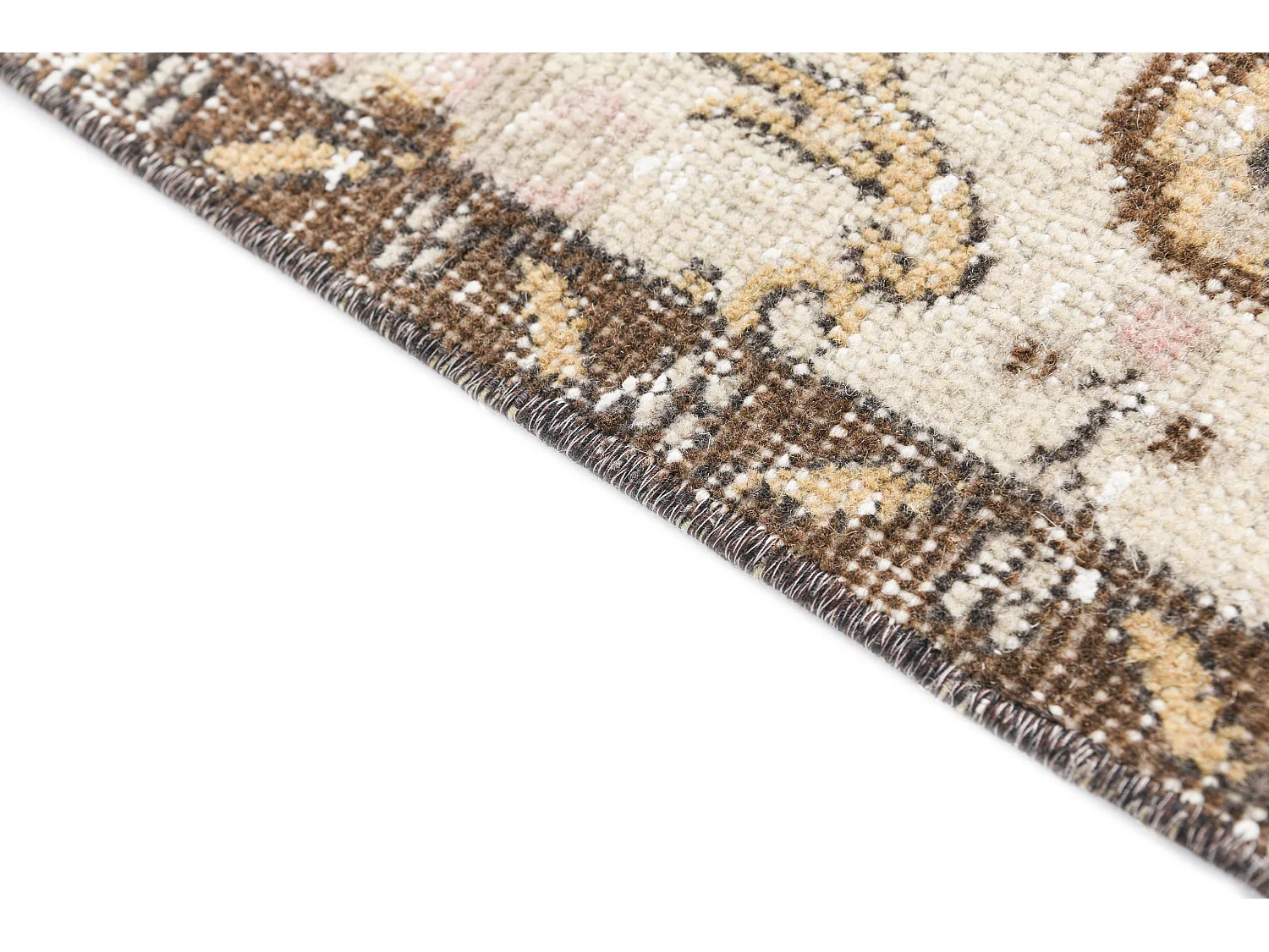 Tapis de laine 155x259 brun Ultra Vintage