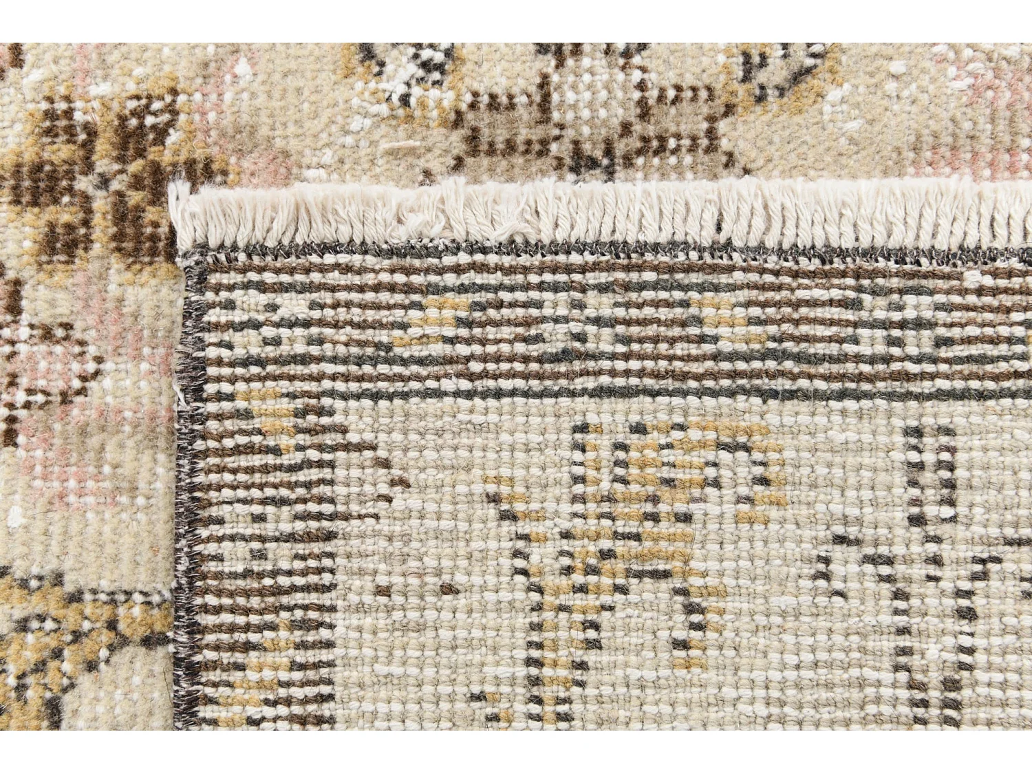 Tapis de laine 155x259 brun Ultra Vintage