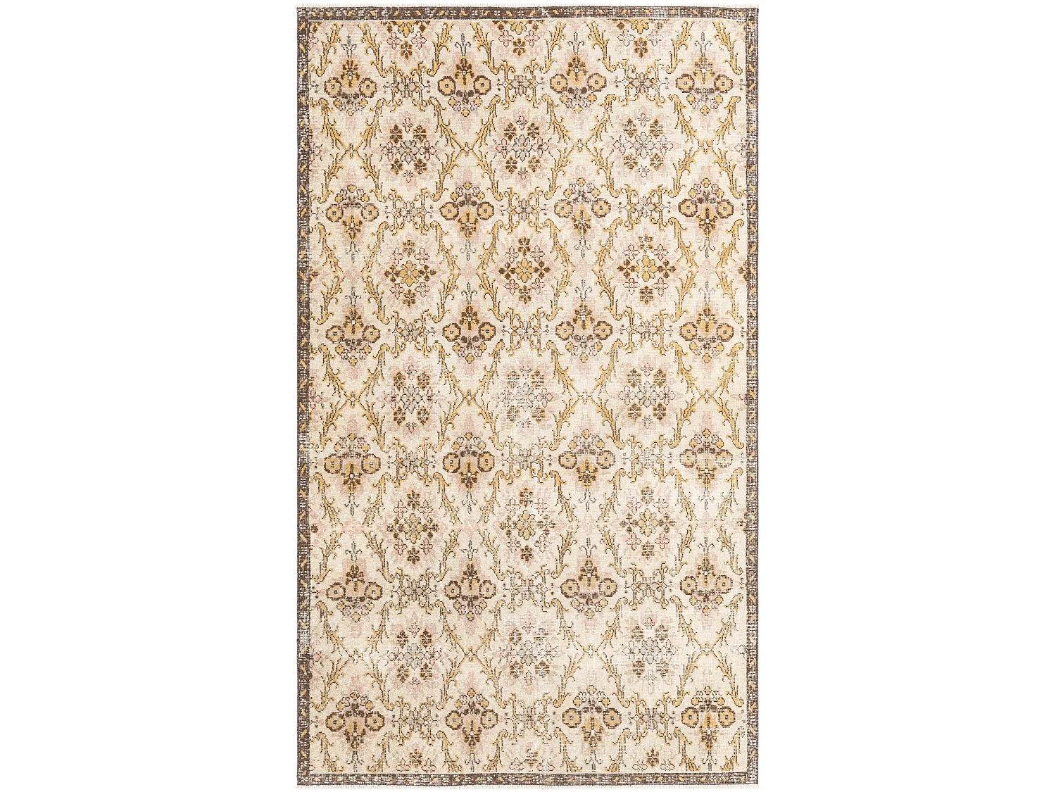 Tapis de laine 155x259 brun Ultra Vintage
