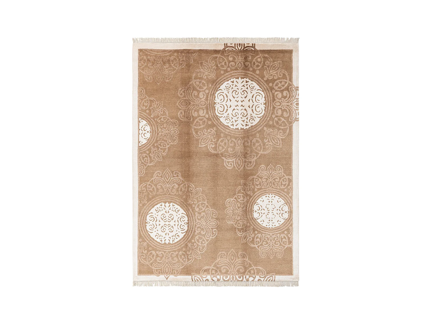 Tapis de laine 175x246 brun Darya
