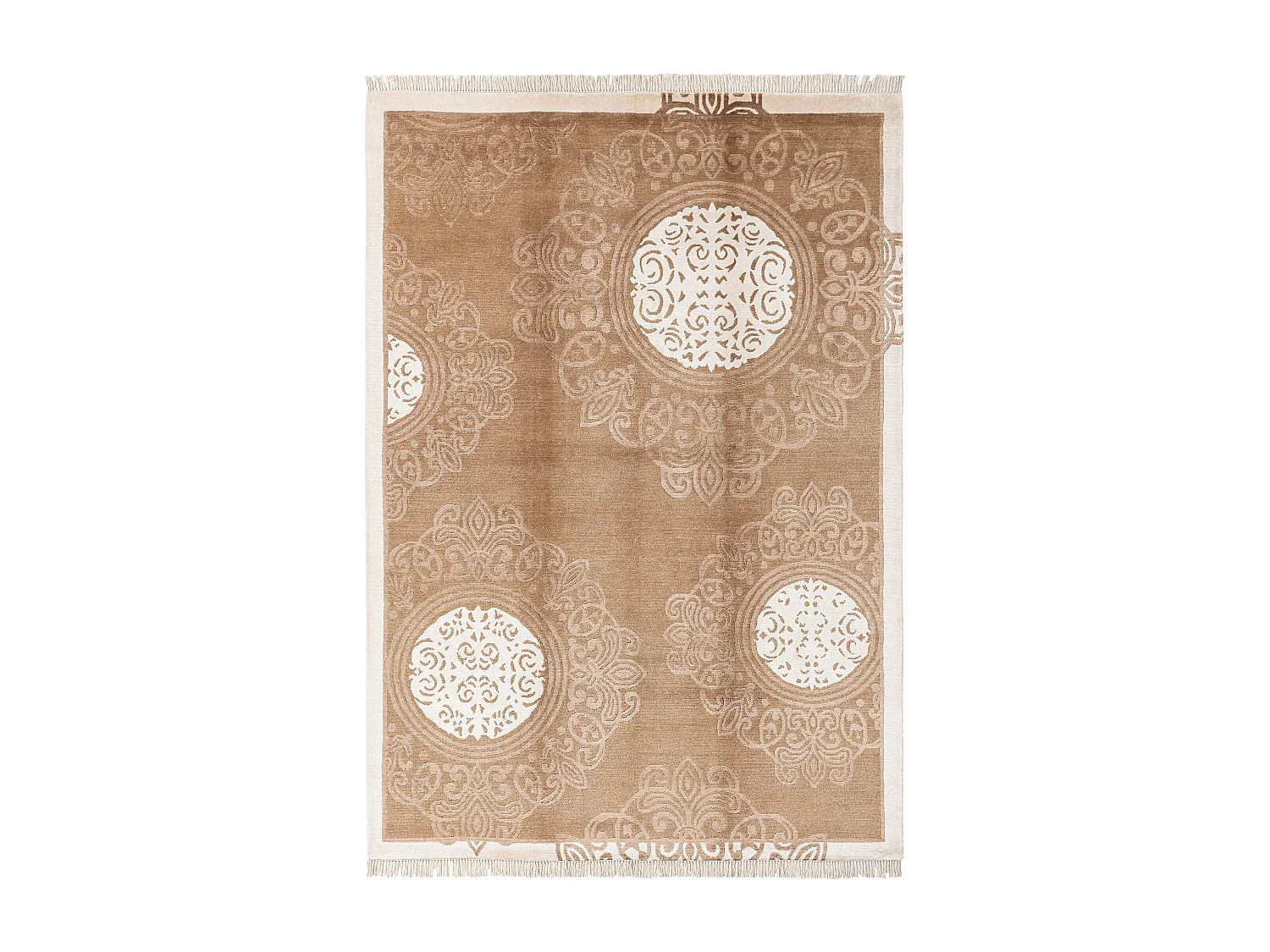Tapis de laine 175x246 brun Darya