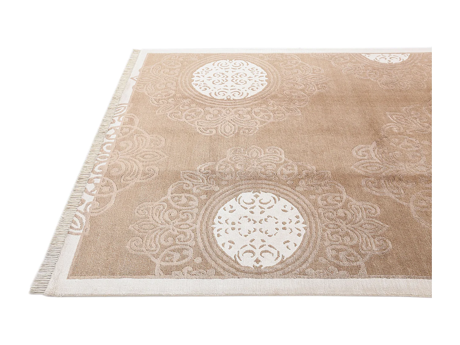 Tapis de laine 175x246 brun Darya