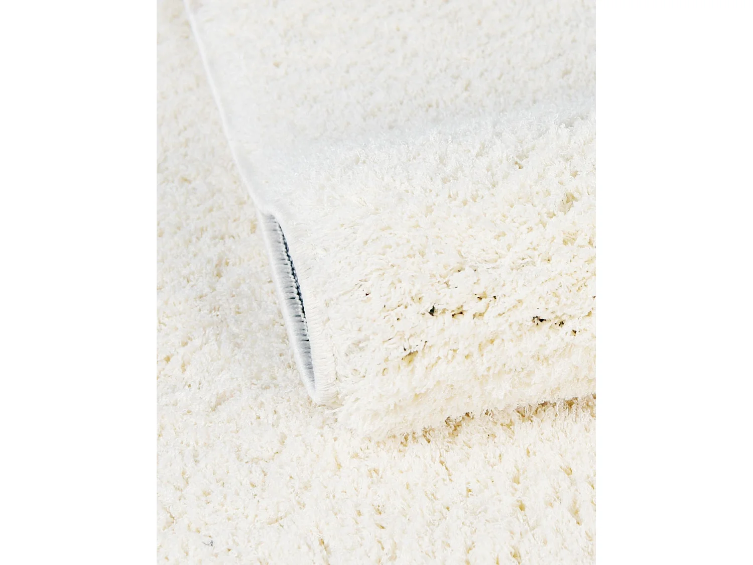 Tappeto shaggy  62x185 Bianco Luzern