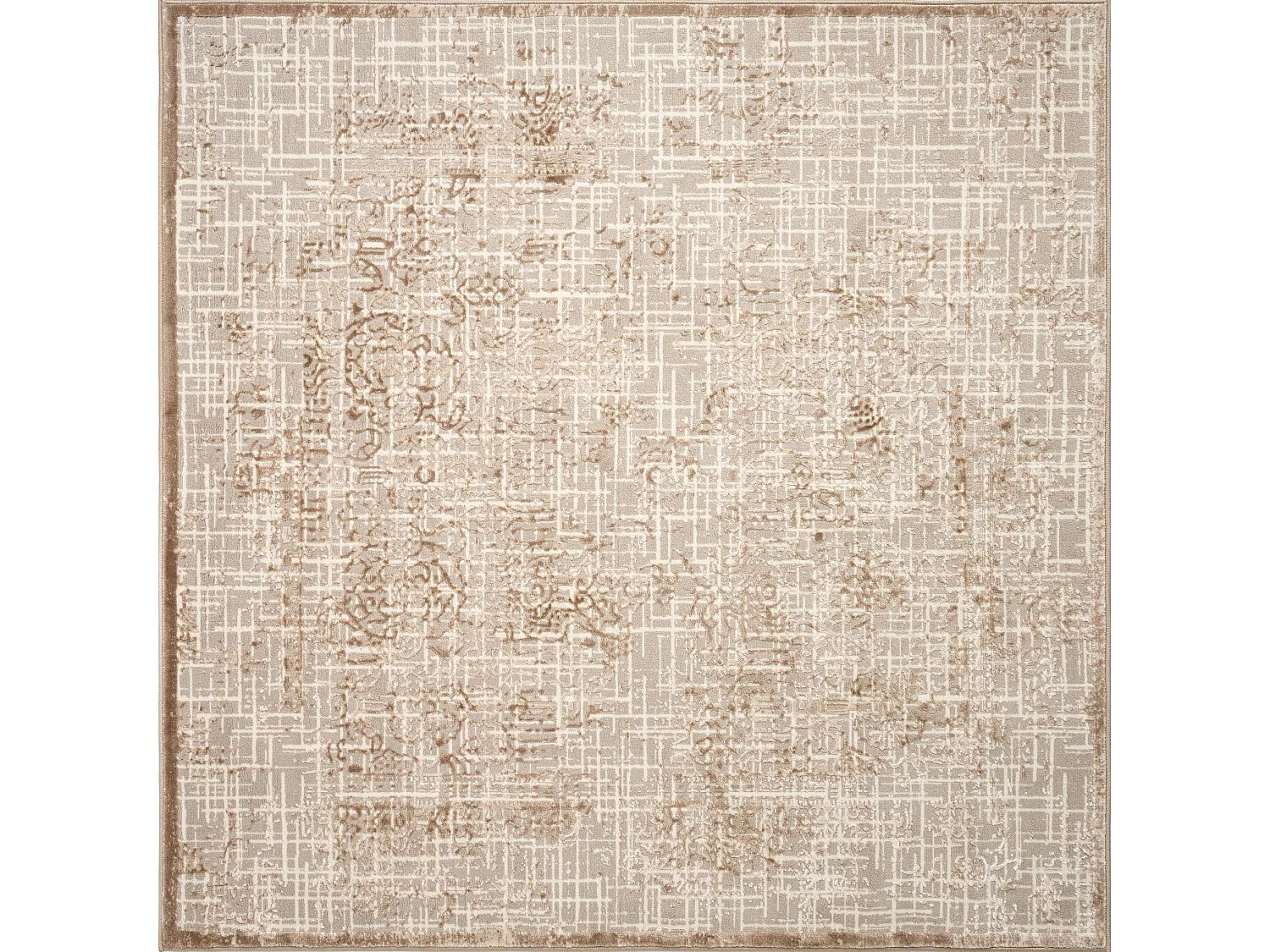 Tapis 240x240 beige Bern Shimmer