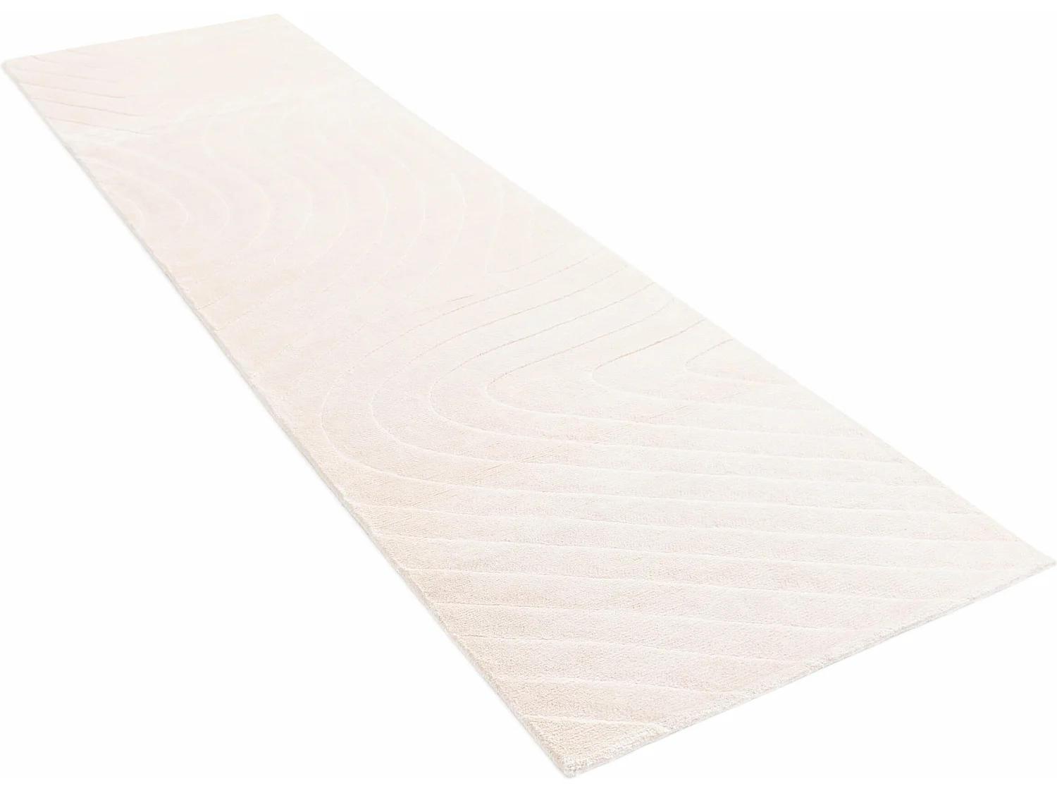 Tappeto per corridoio in lana 84x292 beige Darya