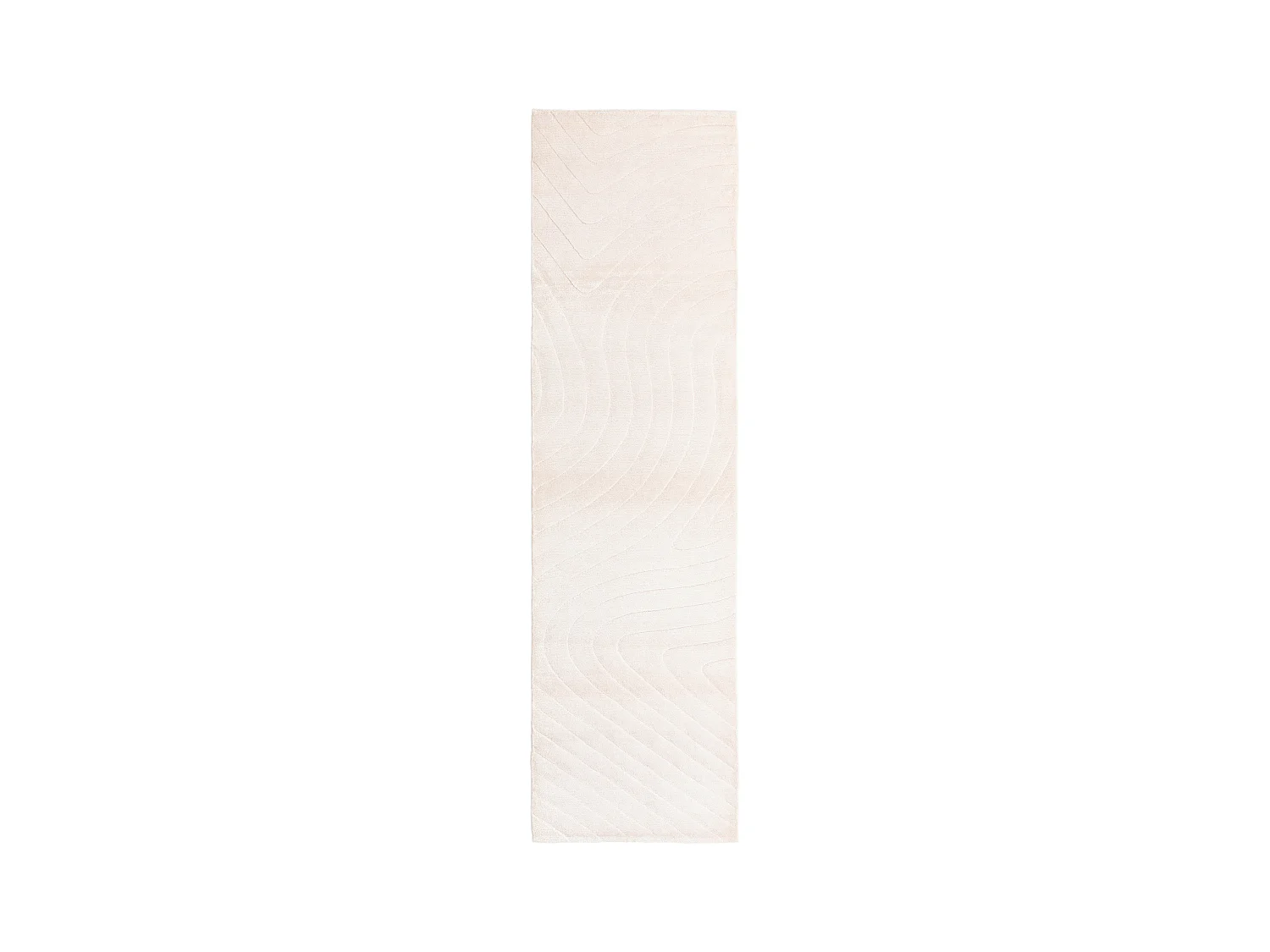 Tapis de couloir en laine 84x292 beige Darya