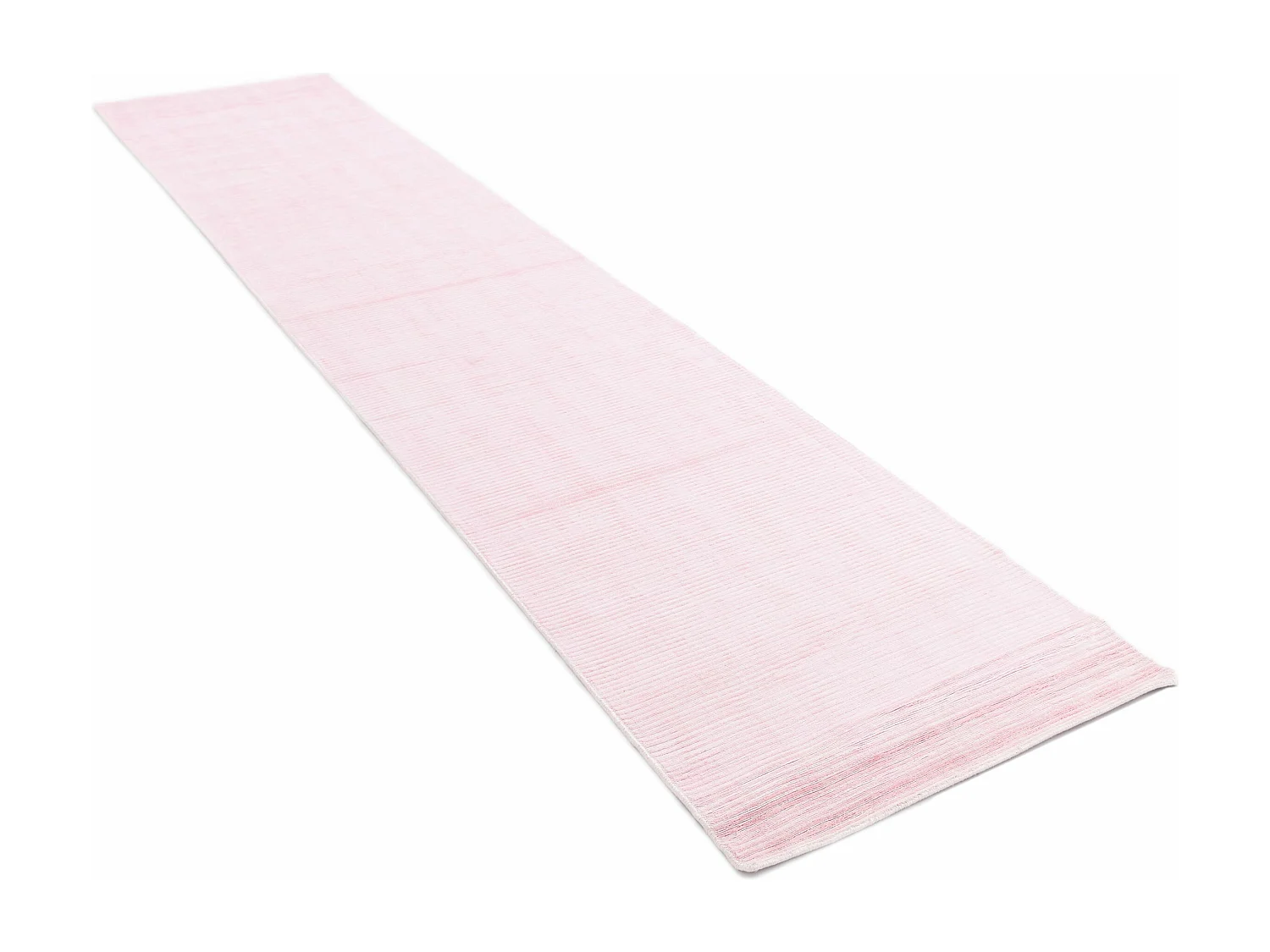 Läufer-Wollteppich 79x396 Rosa Darya