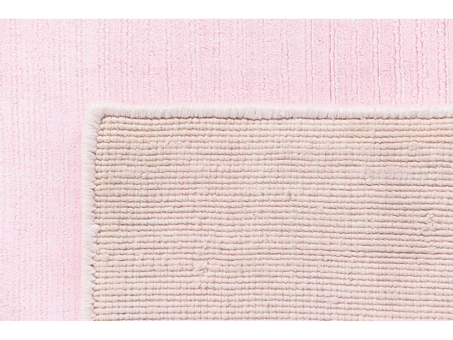 Läufer-Wollteppich 79x396 Rosa Darya