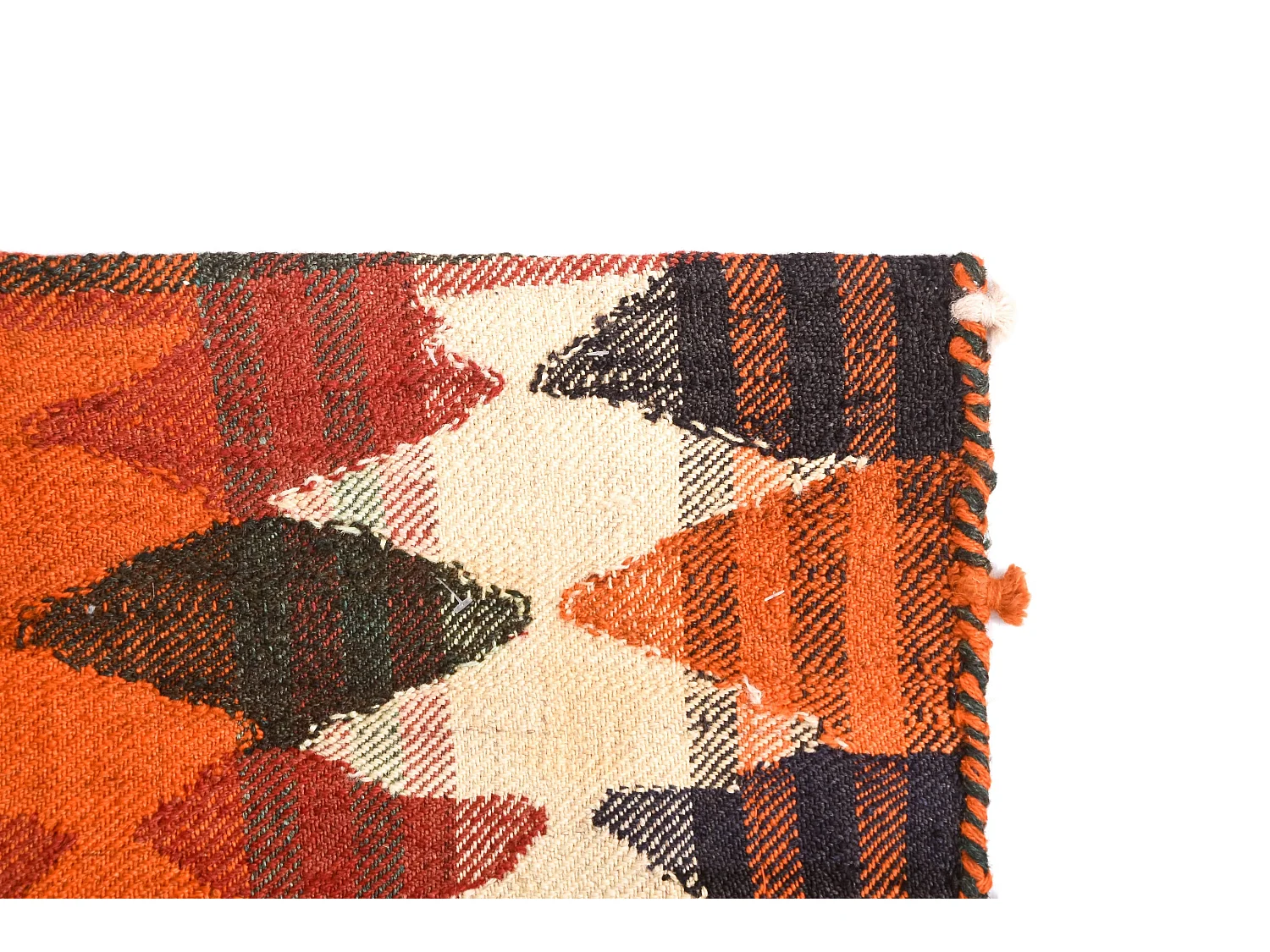 Wollteppich 124x231 Orange Jajim