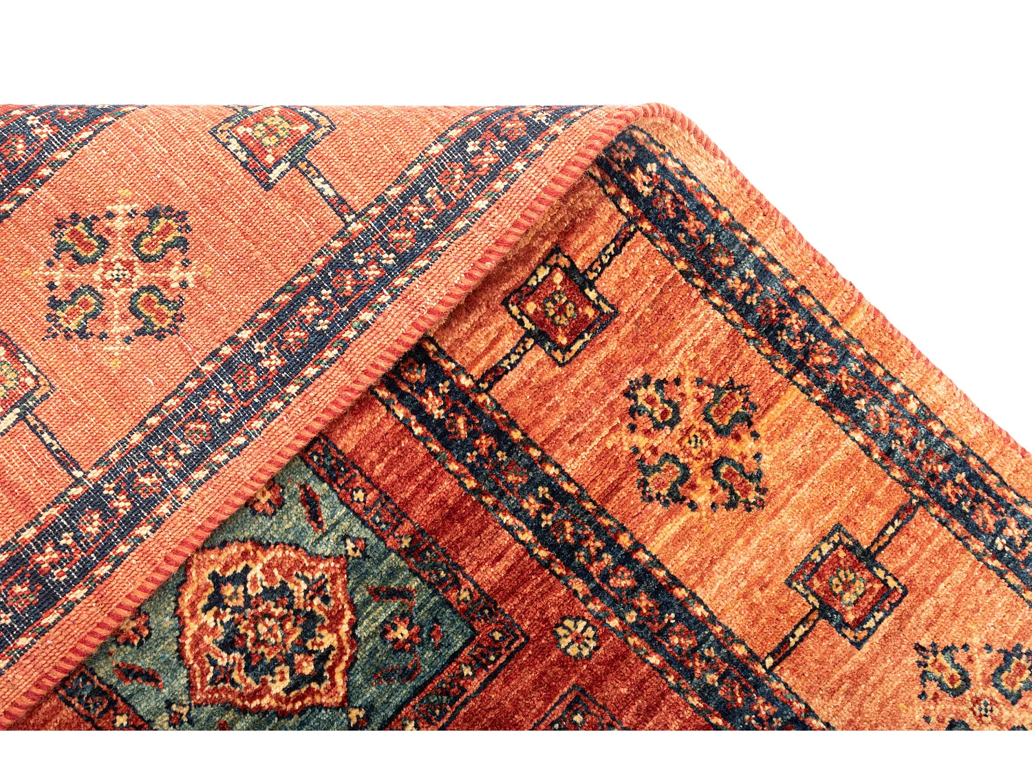 Tapis de laine 105x155 brun Kashkuli