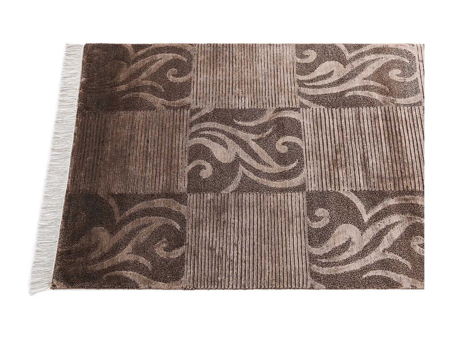 Loper-Woltapijt 305x76 Bruin Darya