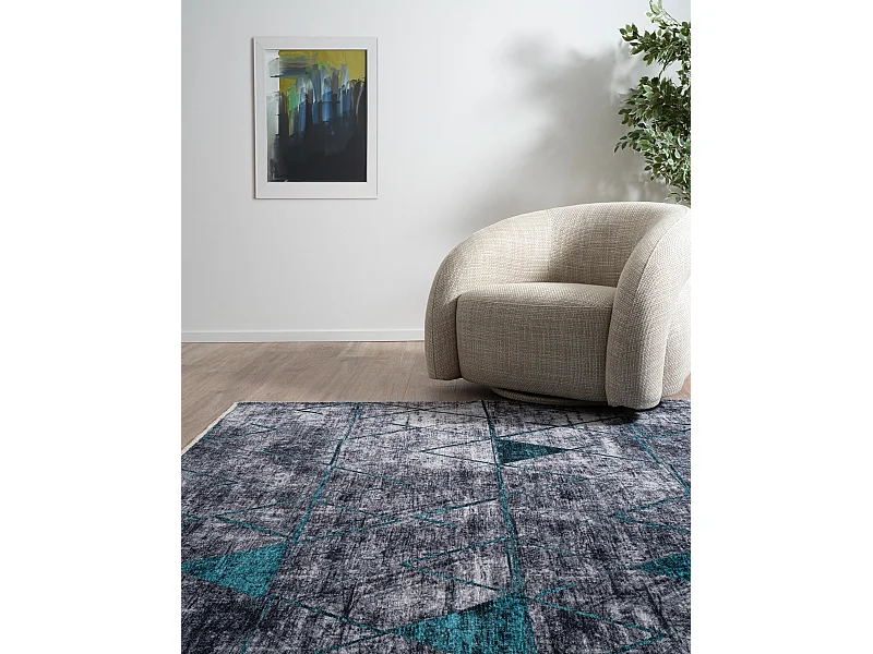 Teppich 180x275 Türkis Kriens Heru