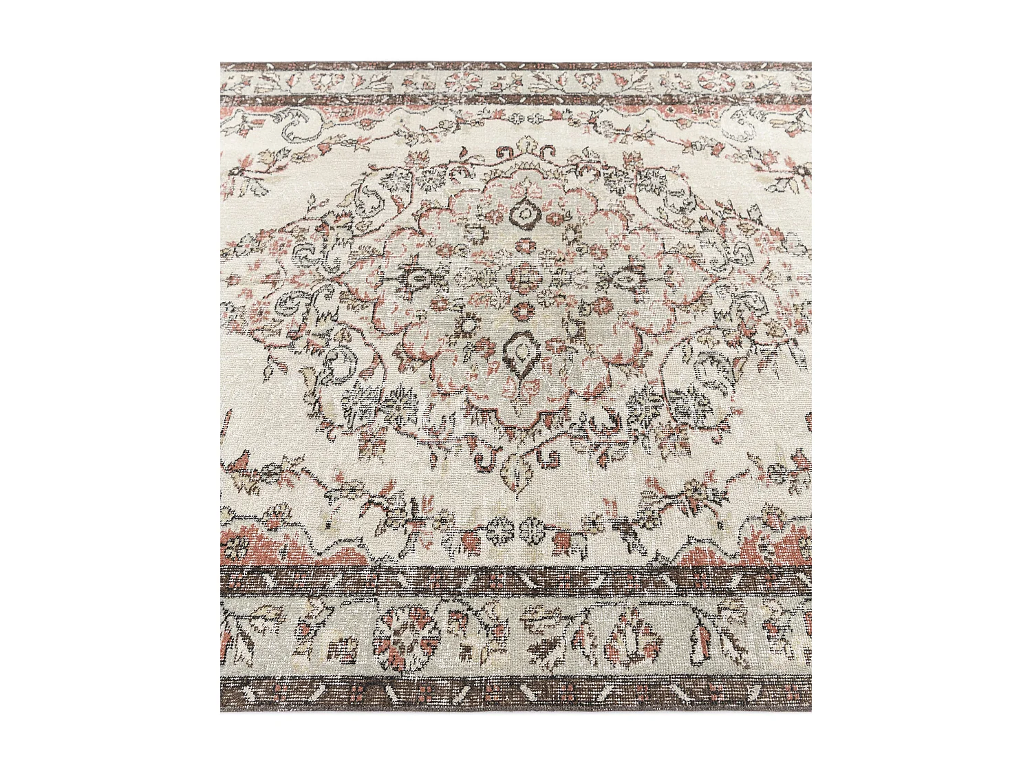 Wollteppich 165x264 Beige Ultra Vintage