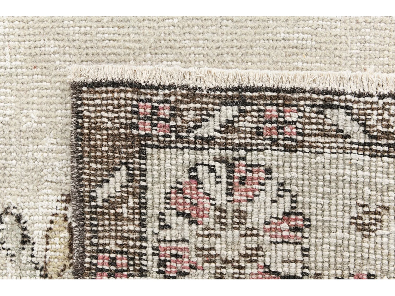 Wollteppich 165x264 Beige Ultra Vintage