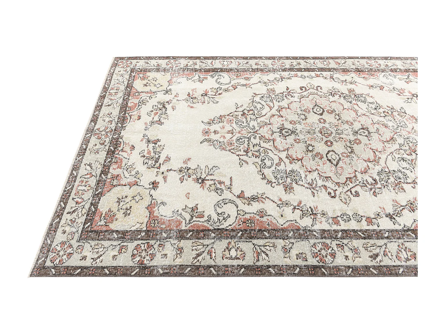 Tapis de laine 165x264 beige Ultra Vintage