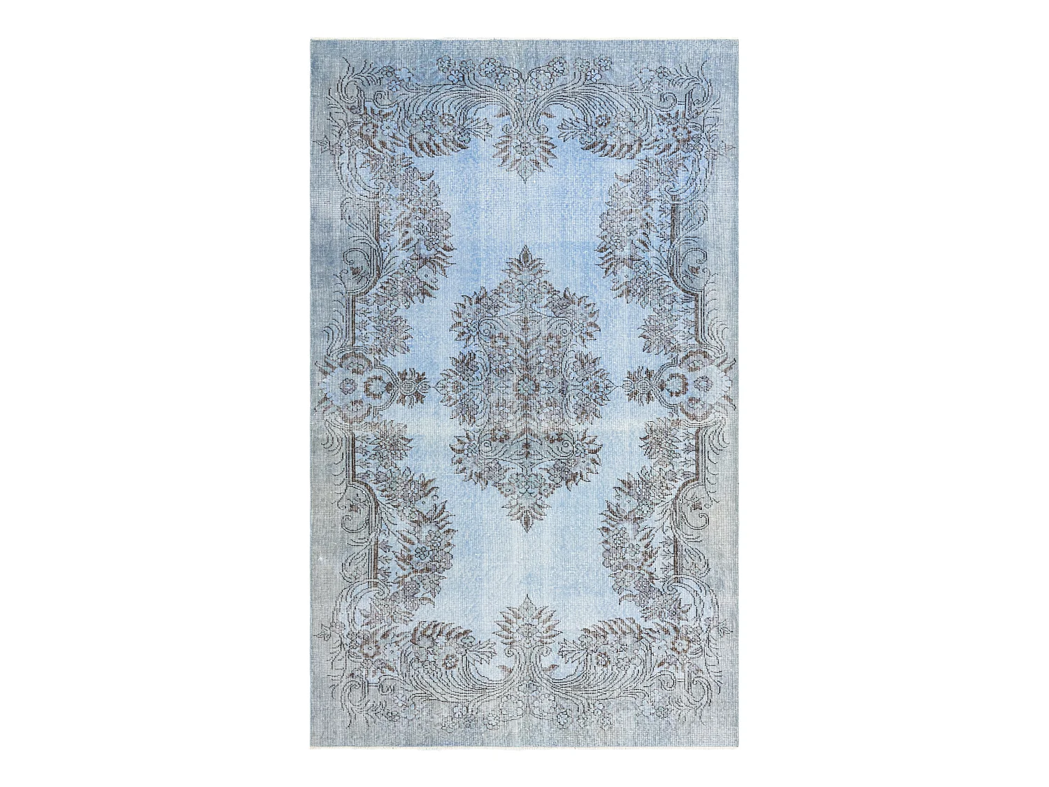 Tapis de laine 163x274 Bleu Ultra Vintage
