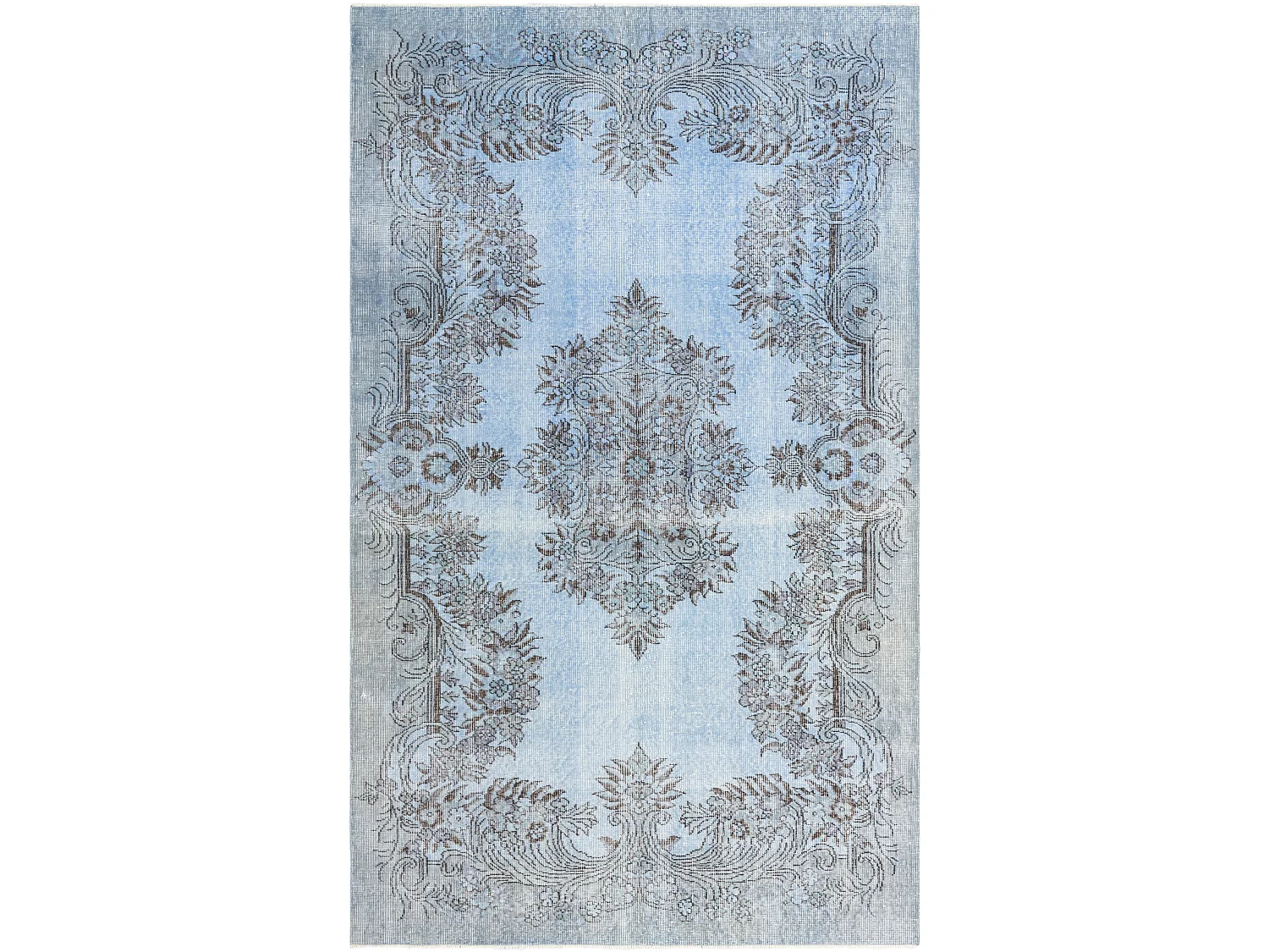 Tapis de laine 163x274 Bleu Ultra Vintage