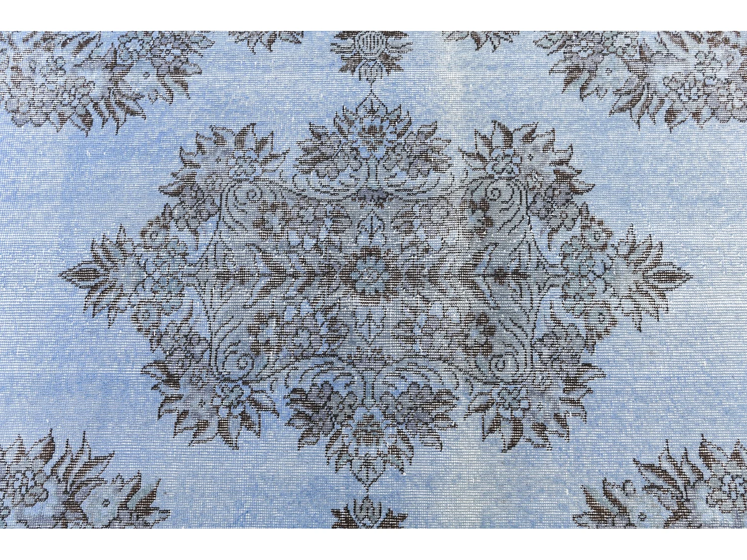 Tapis de laine 163x274 Bleu Ultra Vintage