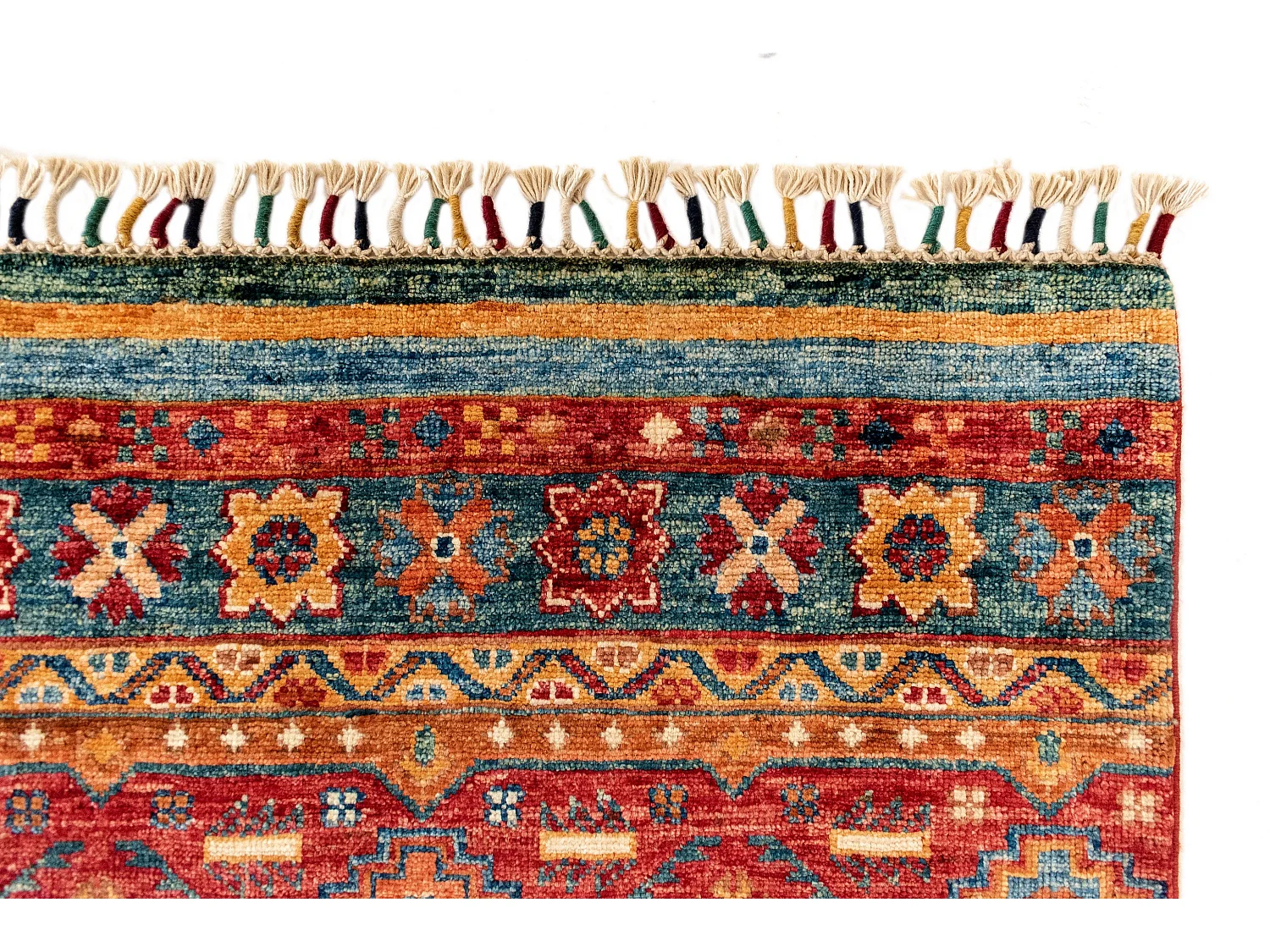 Tapis de laine 194x290 multicolore Torkman