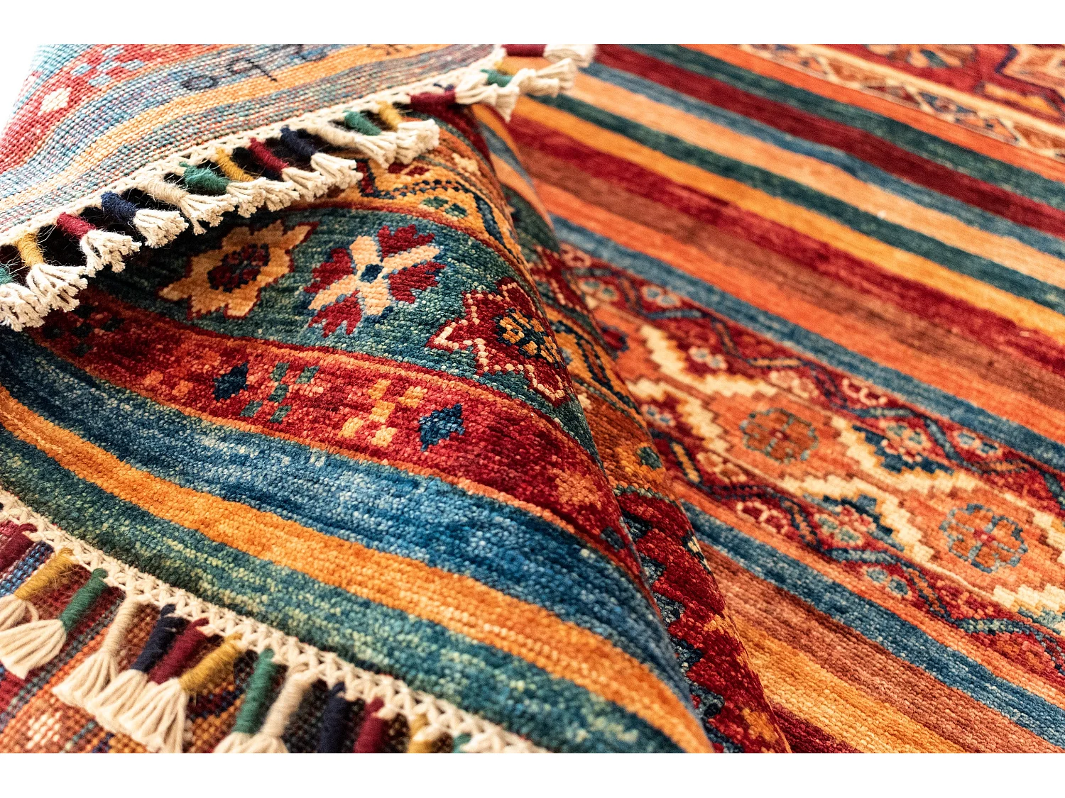 Tappeto in lana 194x290 multicolore Torkman