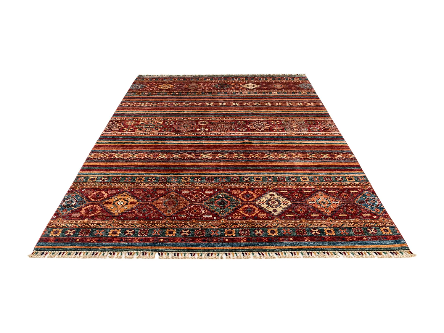 Tappeto in lana 194x290 multicolore Torkman