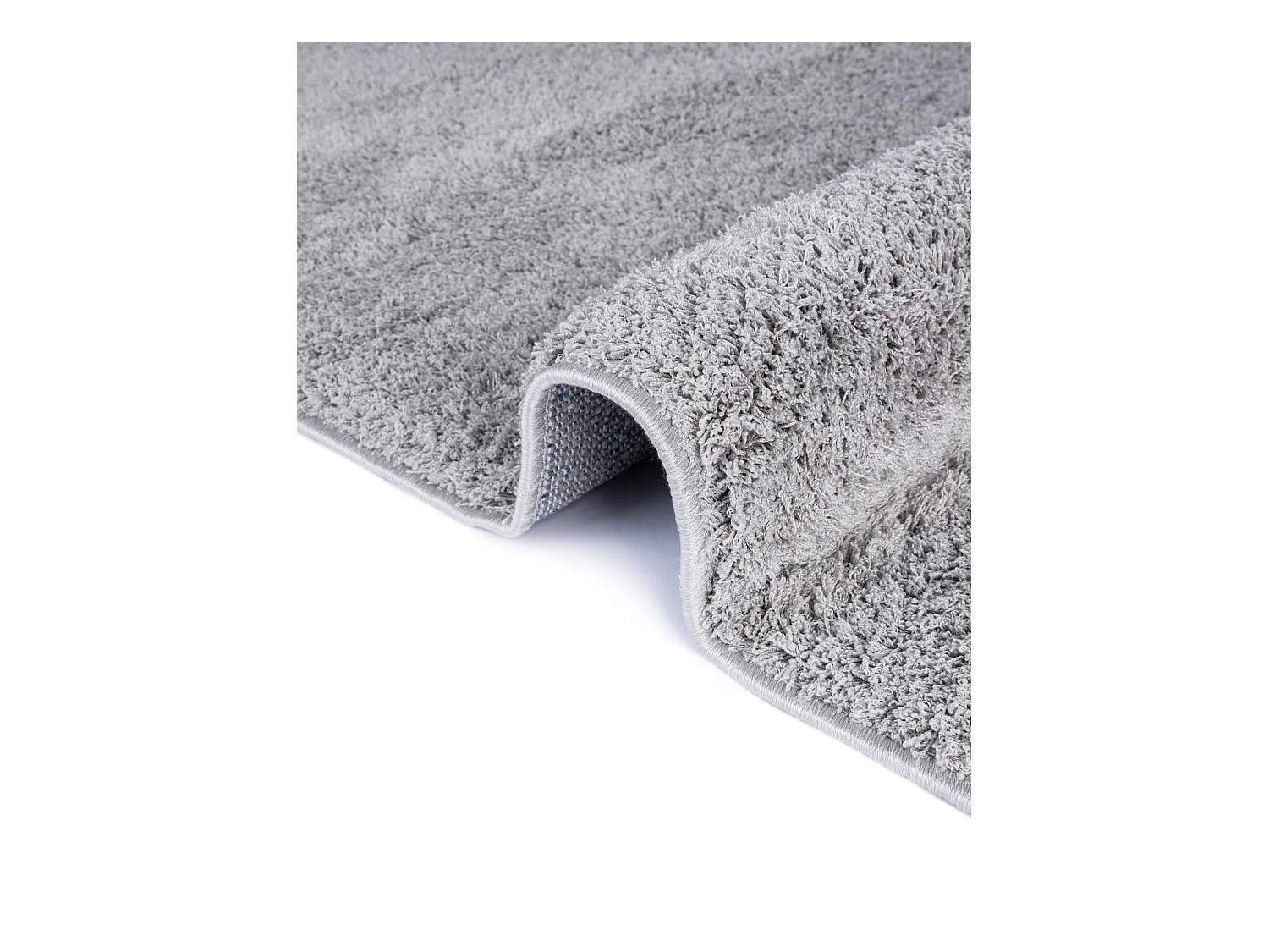 Hoogpolig tapijt 240x240 zilver-Grijs Luzern