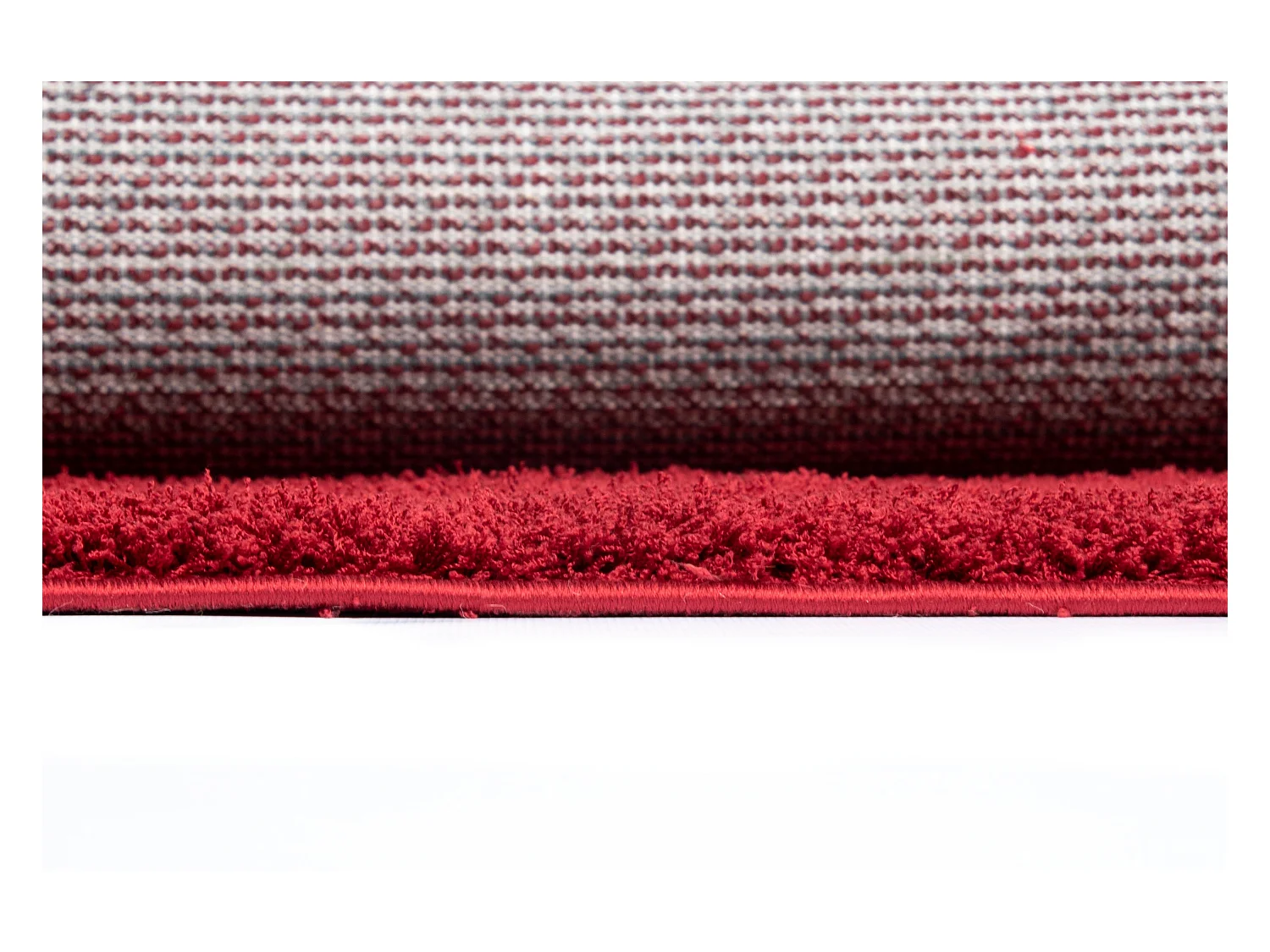 Hoogpolig tapijt 125x125 Rood Luzern