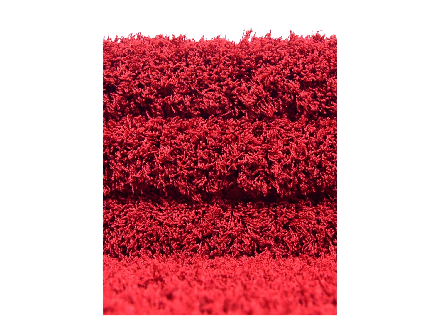 Hoogpolig tapijt 125x125 Rood Luzern