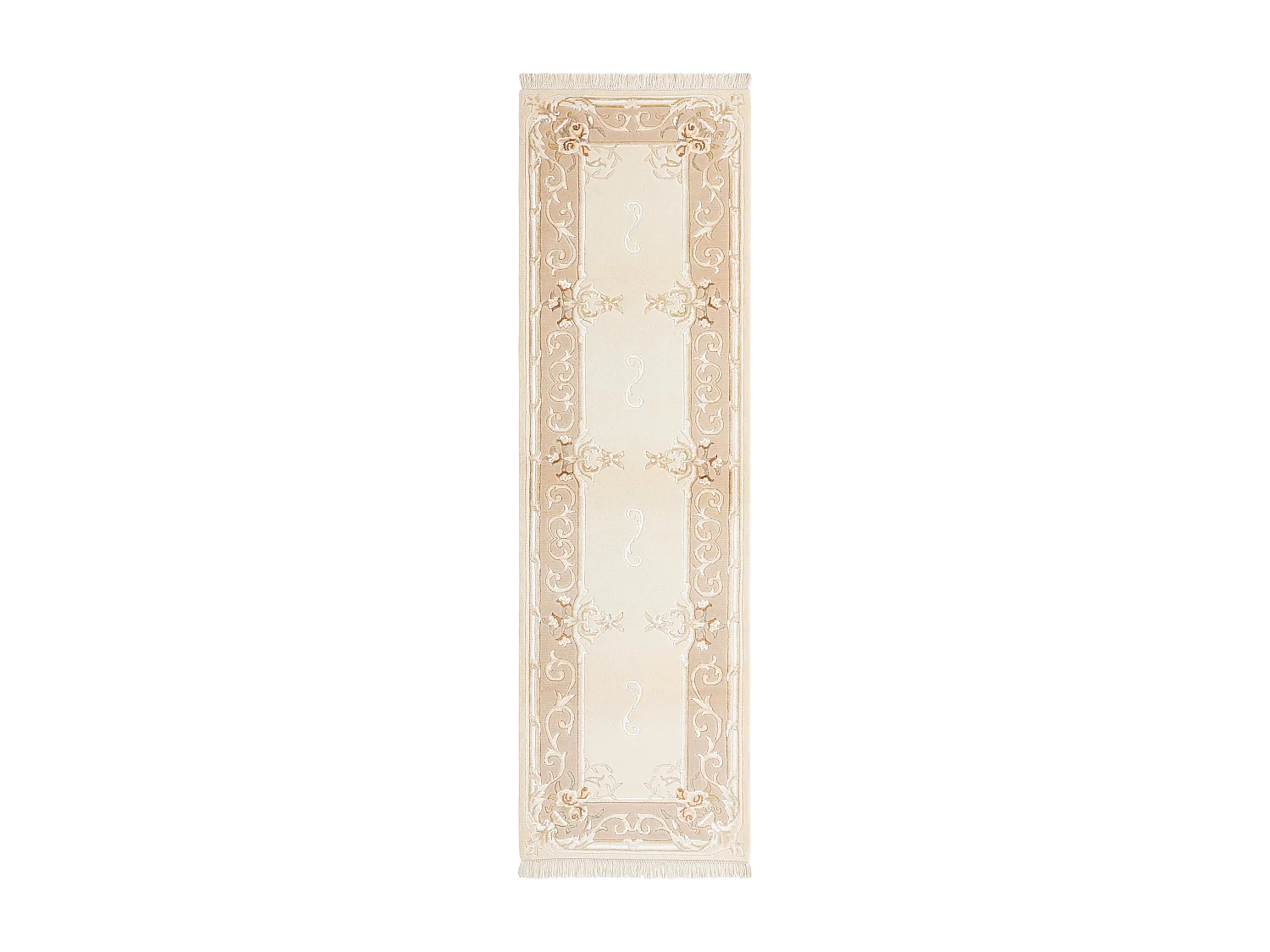 Tappeto per corridoio in lana 84x302 beige Darya