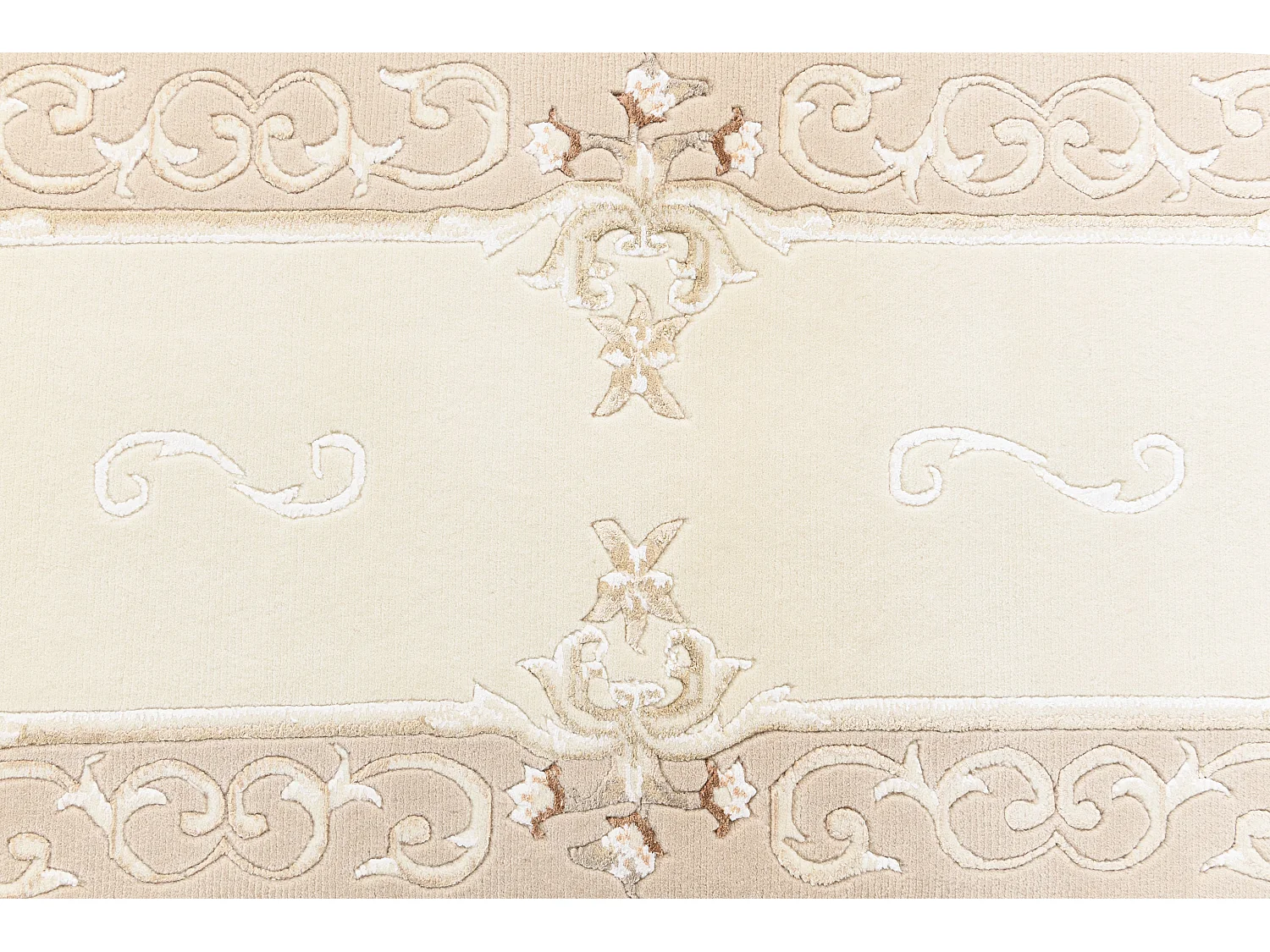 Tappeto per corridoio in lana 84x302 beige Darya