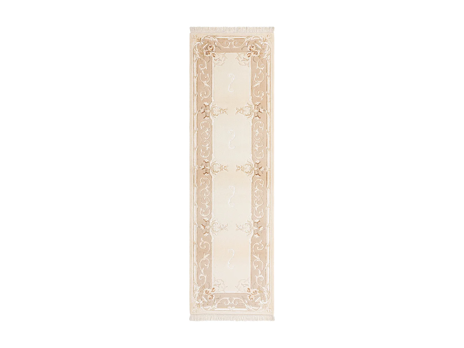 Tappeto per corridoio in lana 84x302 beige Darya